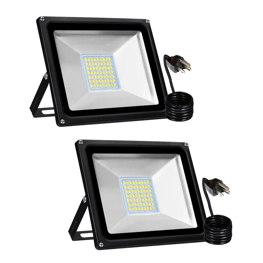 

Flood Lights Outdoor Motion Sensor Dusk To Dawn Floodlight Bulb Outside 50W APP Wireless Control IP65 Waterproof RGBCW Multicolo