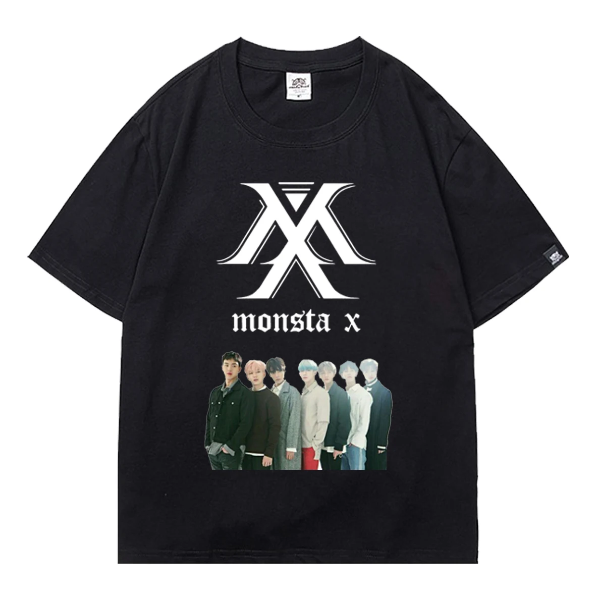 

Monsta Women's T-shirt Korean Style Girl 2021 Summer Print T-shirts Short Sleeve T-shirts Lady Street Cool Casual Oversized Top