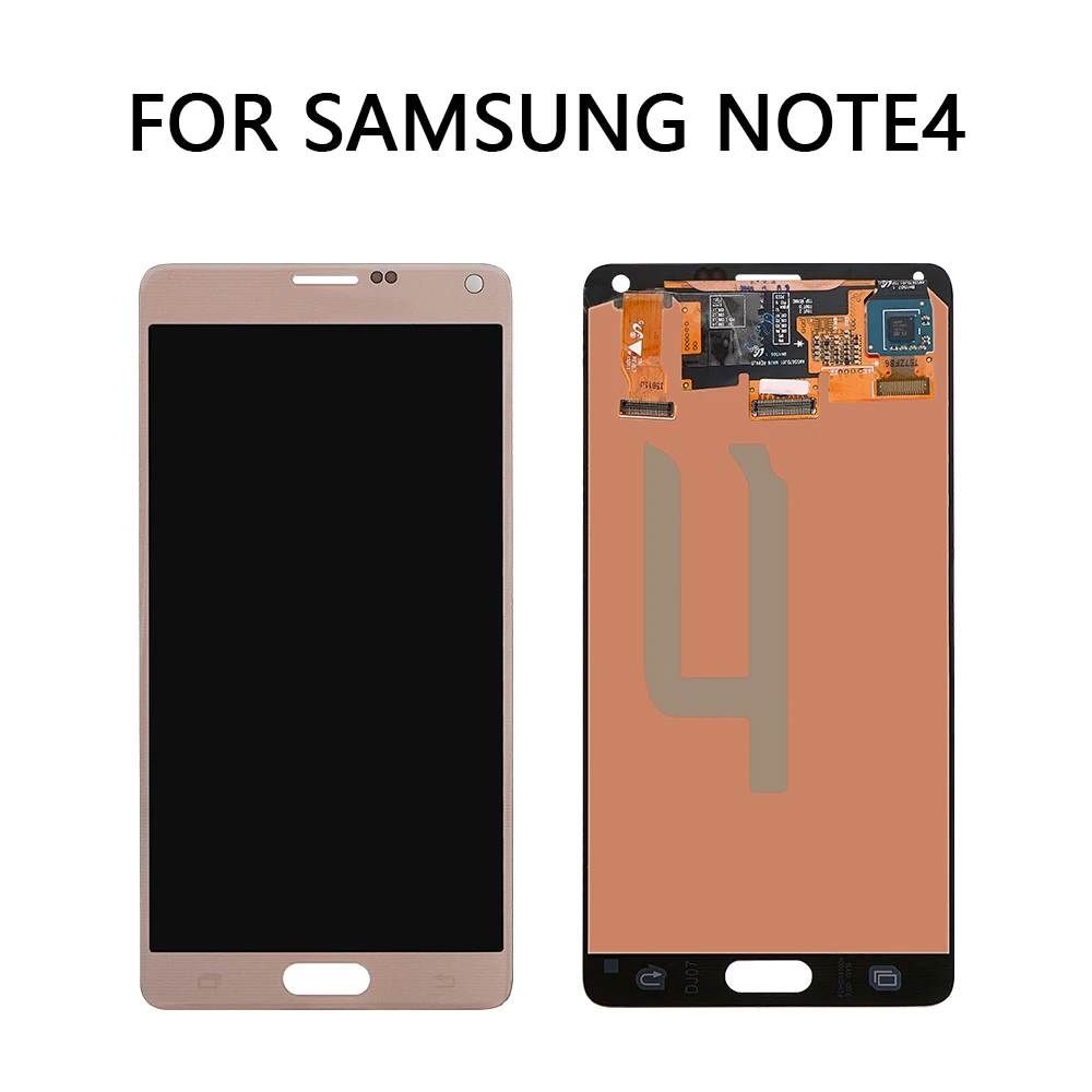 ЖК дисплей AMOLED для Samsung Note 4 дигитайзер сенсорного экрана N910F SAMSUNG Galaxy экран Note4