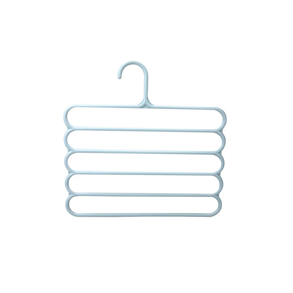 Многофункциональная Нескользящая пластиковая вешалка для брюк 4 шт. бесшовная