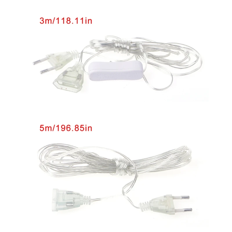 Удлинитель кабеля питания 5 м удлинитель провода для светодиодной гирлянды