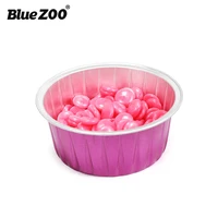bluezoo 10pcs per set rose powder round aluminum foil small bowl heart shaped aluminum foil bowl supporting wax bean tools