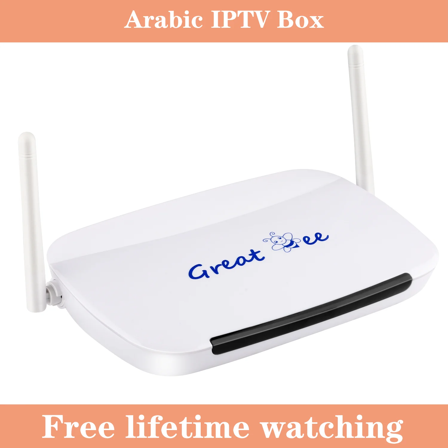 ТВ-Приставка Smart TV на Android 4 стабильная Арабская IP-приставка Great Bee | Электроника