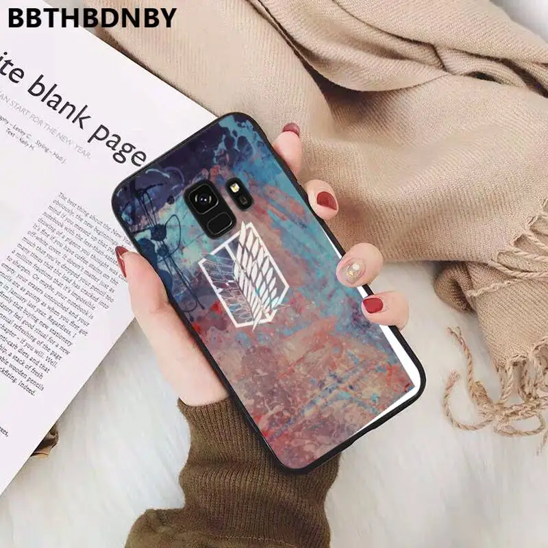 

attack on titan Phone Case For Samsung S6 S7 edge S8 S9 S10 e plus A10 A50 A70 note8 J7 2017