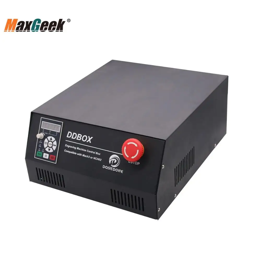 Maxgeek 4 оси движения контроллер коробки DDBOX 220V + ручной кулон NCH02 для лазерной