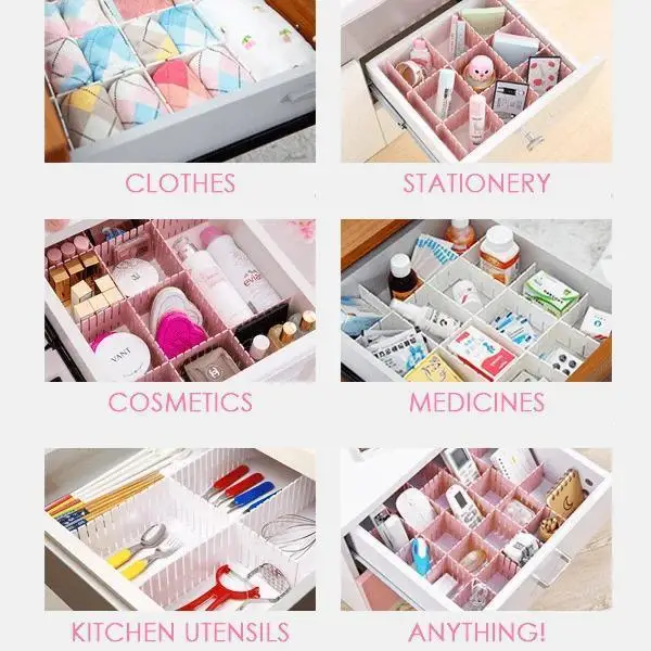 4 шт. Сделай Сам ящика доска разделения инструмент Регулируемый разделитель