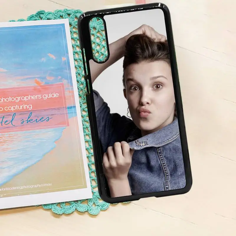

Millie Bobby Brown Stranger Things Phone Case PC for iPhone 11 12 pro XS MAX 8 7 6 6S Plus X 5S SE 2020 XR