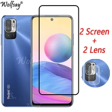 Tempered Glass For Xiaomi Redmi Note 10T Screen Protector For Redmi Note 10T 10S 9T 11 Pro Camera Glass For Redmi Note 10T Glass