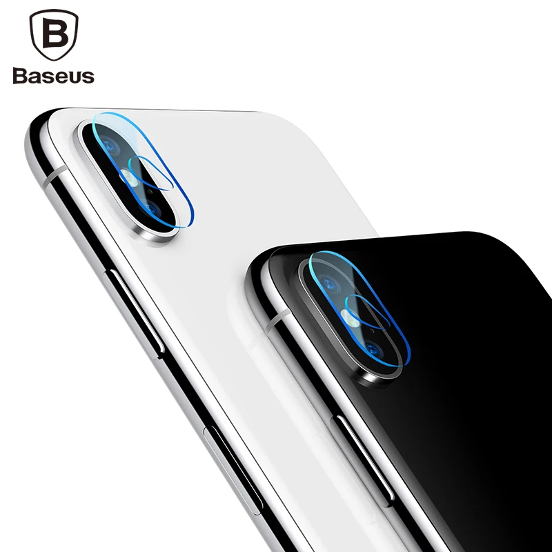 Baseus utral тонкая задняя крышка для телефона защитное закаленное стекло iPhone X