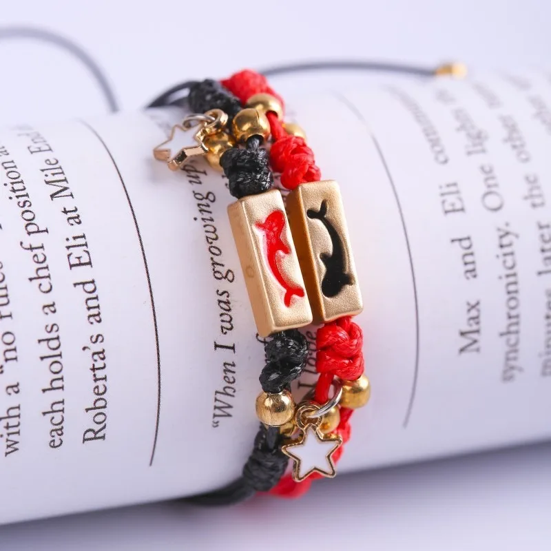

New Fashion Romantic Personality Dolphin Love Couple Bracelet Pair