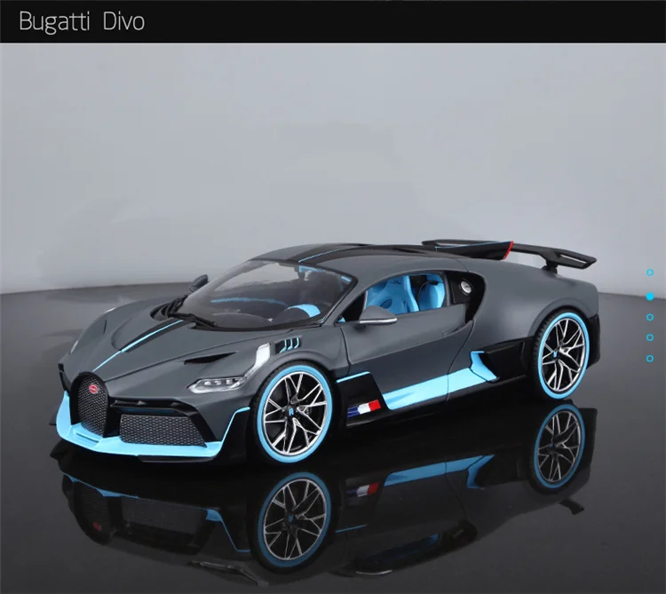 Изысканный подарок 1:18 Bugatti Divo модель спортивного сплава автомобиля, высокая модель литья под давлением, расширенная коллекция