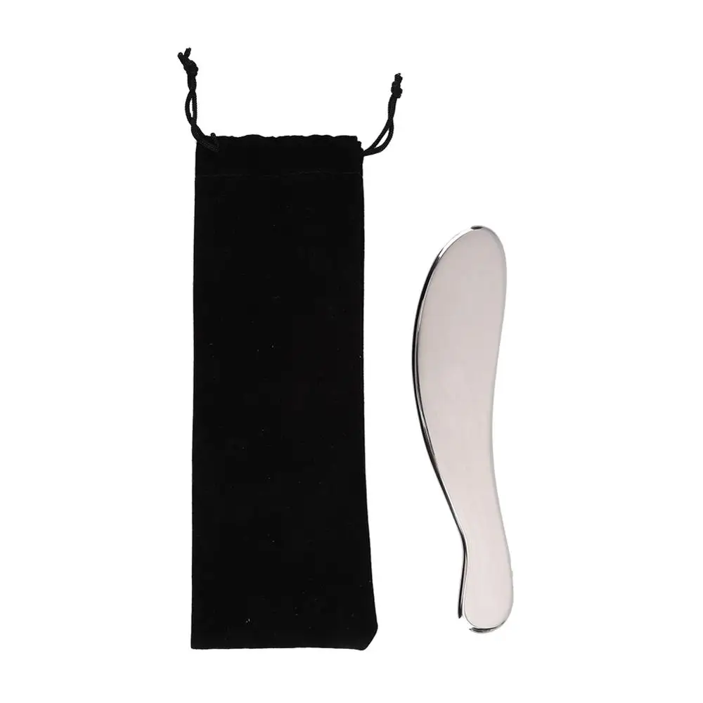 

Stainless Steel Body Massage Scraper Clear The Meridian Discharge Toxins Relieve Pain And fatigue Skin Health Care Fascia Knife