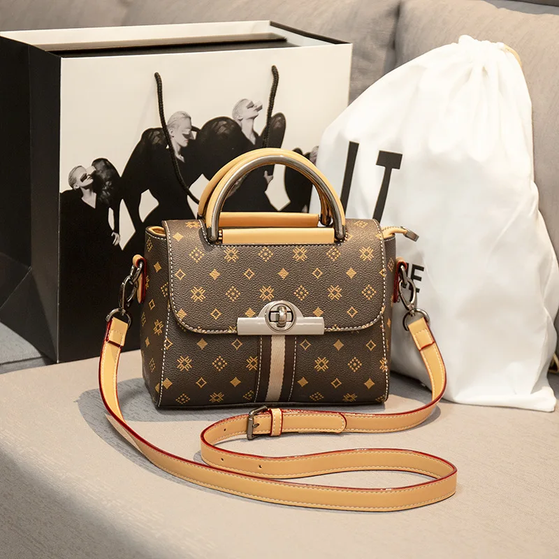 

Vintage Printing Crossbody Bag for Women Luxury Brand Women Handbags High Quality Genuine Leather Purse and Handbags Sac Luxe Cc