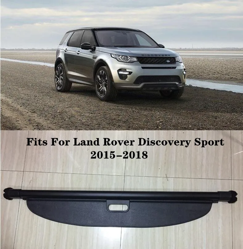 Fits For Land Rover Discovery Sport 2015-2018(black, beige) High Qualit Car Rear Trunk Cargo Cover Security Shield Screen shade