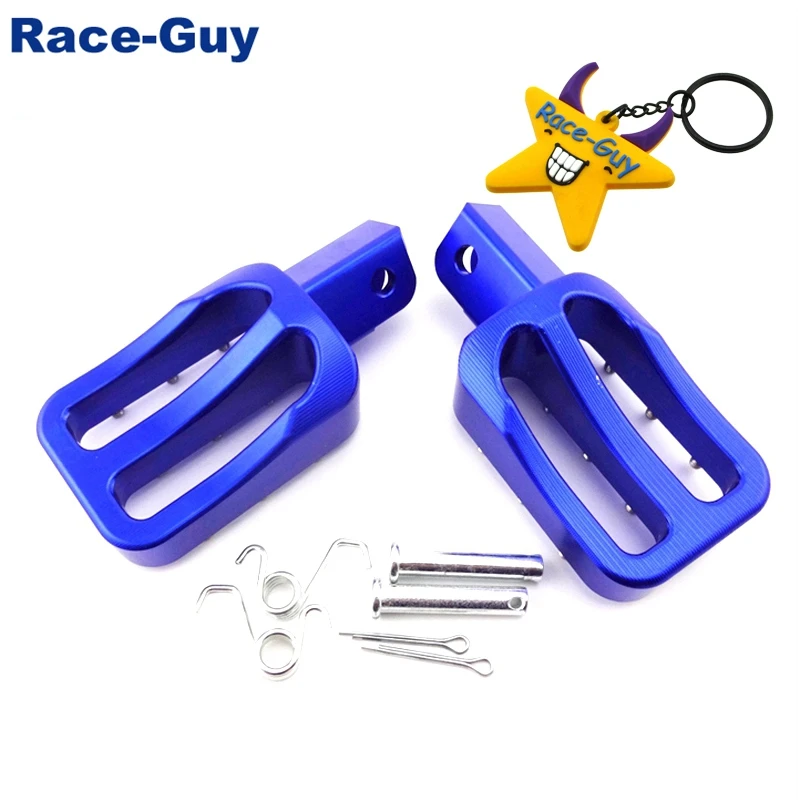 Синие Алюминиевые Подножки с ЧПУ для ног китайского питья грязеотталкивающий