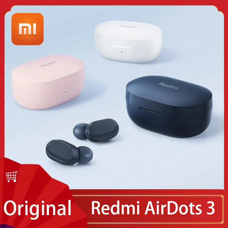 

2021 New Xiaomi Redmi AirDots 3 Wireless Earphones Bluetooth 5.2 aptX Adaptive Stereo Bass With Mic Handsfree TWS Earbuds