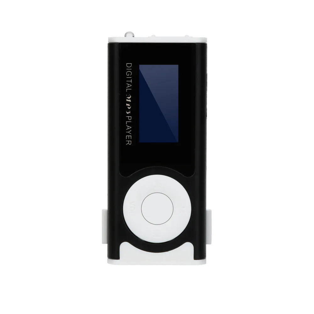 USB мини MP3 плеер ЖК-экран Поддержка 32 ГБ Micro SD TF карта Малый Объем мобильный диск для хранения функция