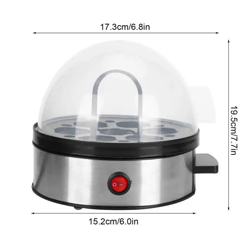 electric egg steamer boiler mini stainless steel egg cooking machine kitchen utensils eu 220v home appliance tools free global shipping