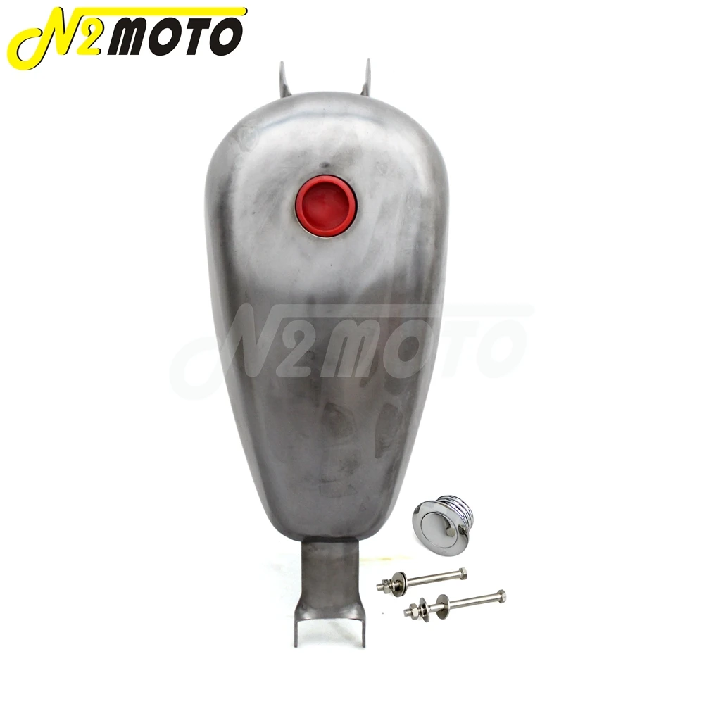 Неокрашенный топливный бак для мотоцикла 2 4 галлона масло галл EFI газовый Harley