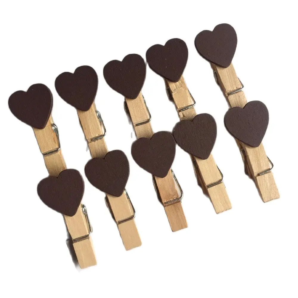 80 шт. декор для прачечной сердце любовь прищепки причудливое искусство