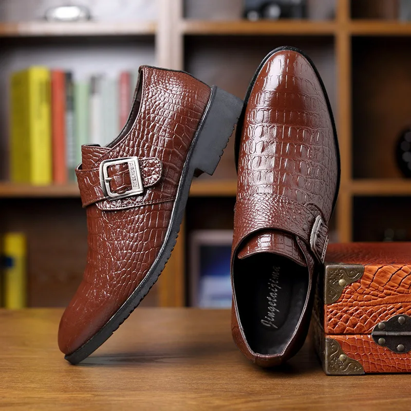 Мужские кожаные туфли оксфорды SexeMara роскошные Брендовые повседневные Мокасины