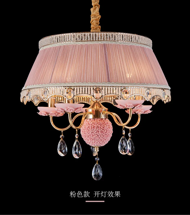 Простые и креативные теплые керамические люстры в европейском стиле для