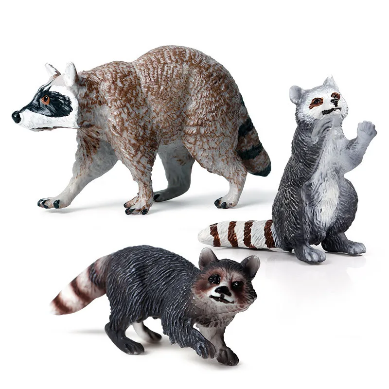 Экшн-фигурки из АБС-пластика Wild Jungle зоопарк модели животных тигр панда Лев