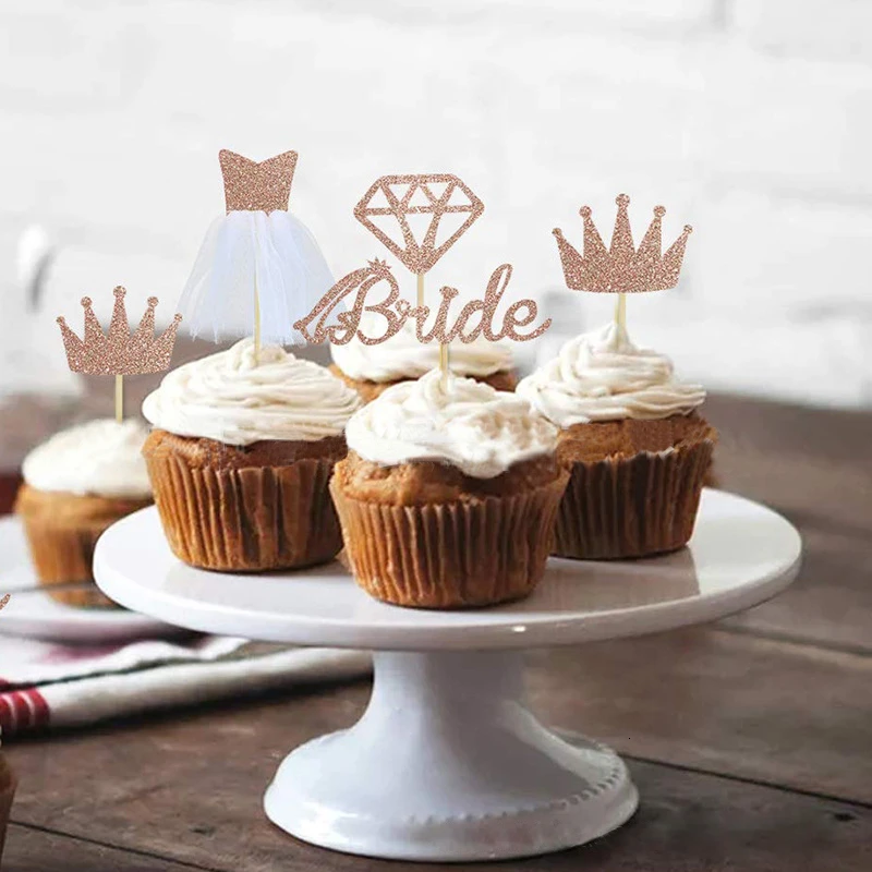 4 шт Свадебные вечерние топперы для кексов флажки торта свадебные украшения