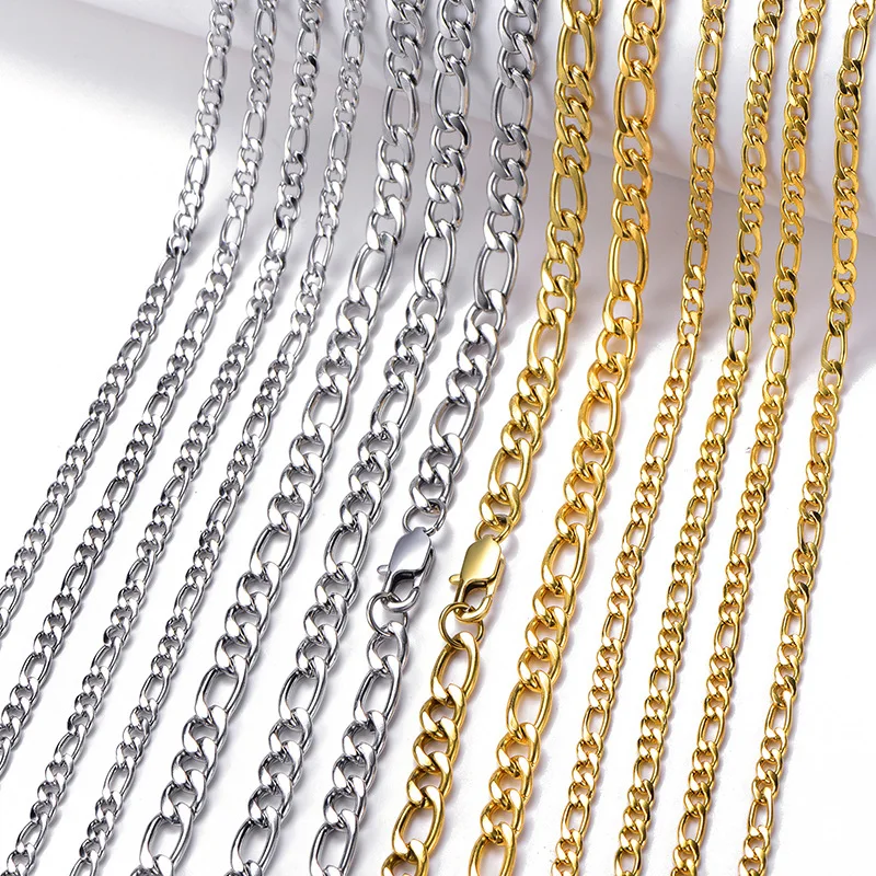 

OMKAIMING Vintage Multi-layer Chain Choker Necklace For Women Gold Silver Color Fashion Men Chunky Chain Necklaces Jewelry