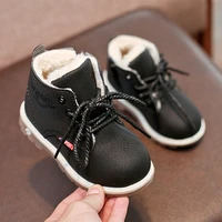 autumn winter children casual shoes new martin boots boys shoes fashion leather soft antislip girls snow boots kids sneakers