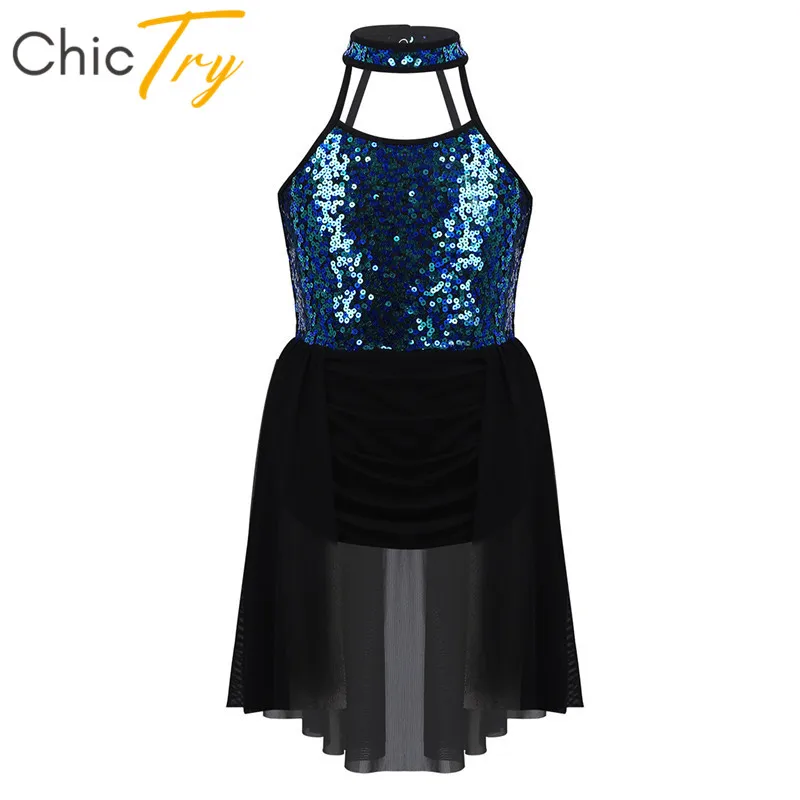 ChicTry/Детские подростковые костюмы для лирических танцев гимнастики трико