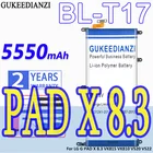 Высокая емкость аккумулятор GUKEEDIANZI BL-T17 5550 мАч для LG G PAD X 8,3 PAD X8.3 VK815 VK810 V520 V522