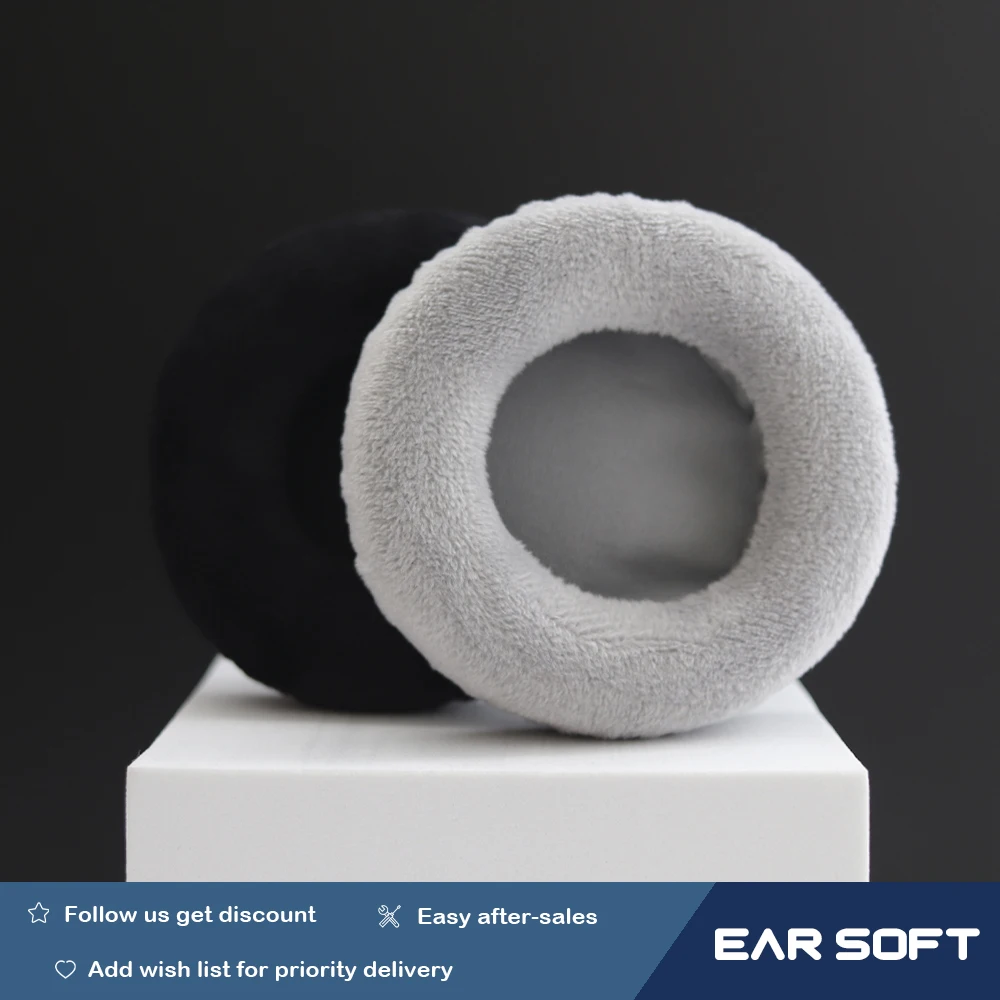 Earsoft Replacement Cushions for Sony MDR-CD470 Headphones Cushion Velvet Ear Pads Headset Cover Earmuff Sleeve