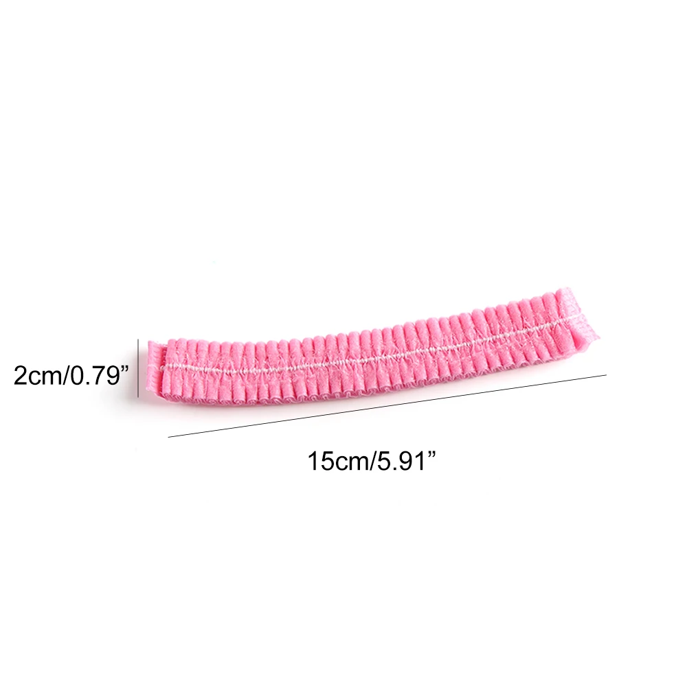 

100pcs Disposable Microblading Non Woven Fabric Permanent Makeup Hair Net Caps Sterile Hat For Eyebrow Tattooing Catering Hat