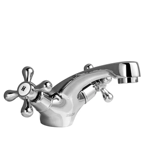 Micoe смеситель Ванная комната раковины водопад хром нажмите горячая холодная вода кран Chrome Двойной обработчик одно отверстие кран латунный