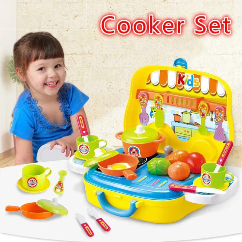 25 шт. Детские ролевые игры мама повара Настольный набор кухонный прибор для