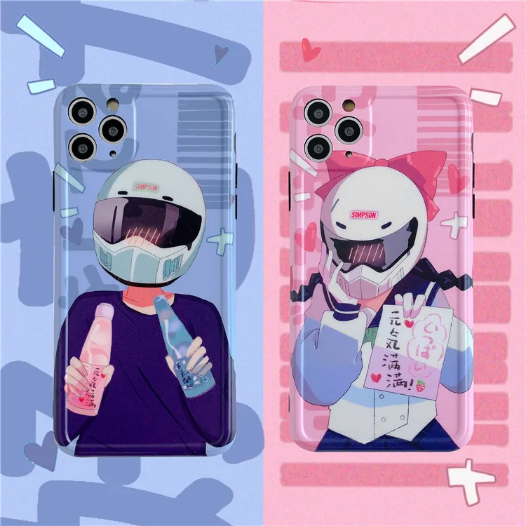 Милый чехол для телефона с изображением девушки из японского аниме iPhone 11 Pro Max Xr X Xs