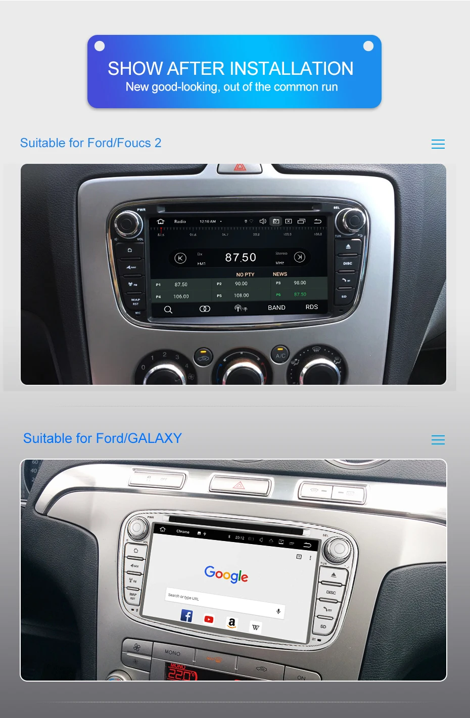 Isudar Восьмиядерный автомобильный мультимедийный плеер gps Android 9 2 Din для FORD/Focus/S-MAX/Mondeo/C-MAX/Galaxy камера заднего вида USB DVR DSP