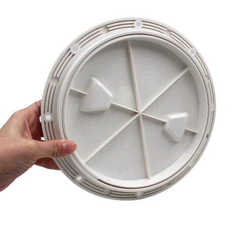 8 Inch Round Tight No Screw Anti-Corrosion Inspection Deck Plate for Boat Yacht Marine Access Hatch Cover | Автомобили и