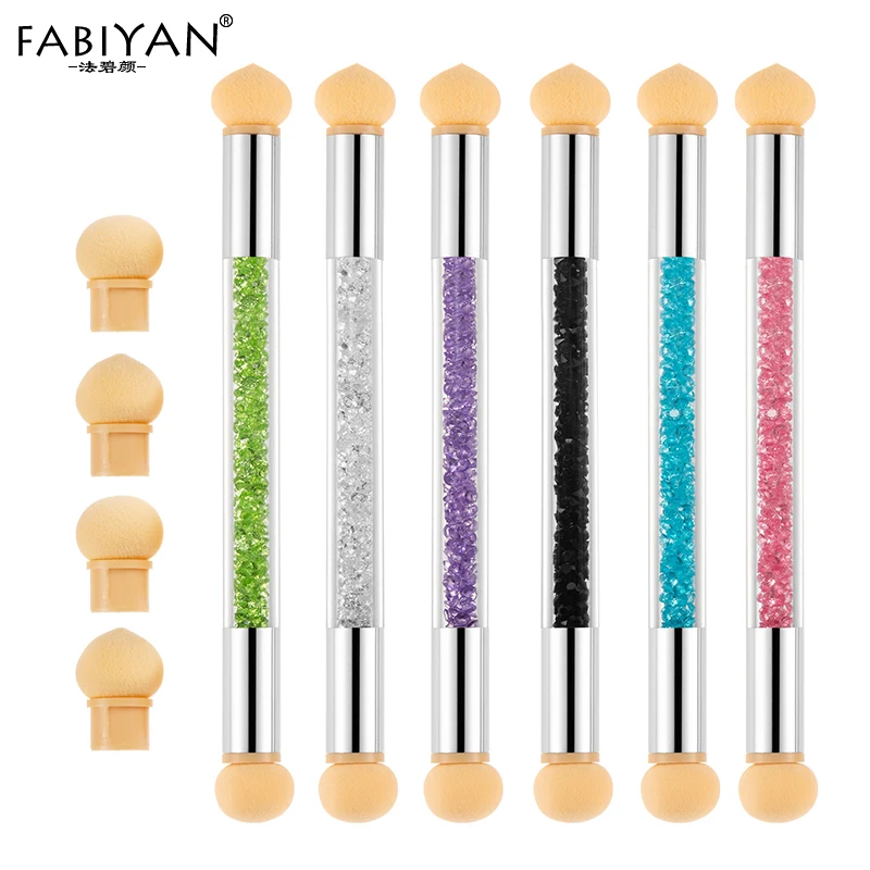 Замена губчатых головок для дизайна ногтей градиентная кисть ручка рисования