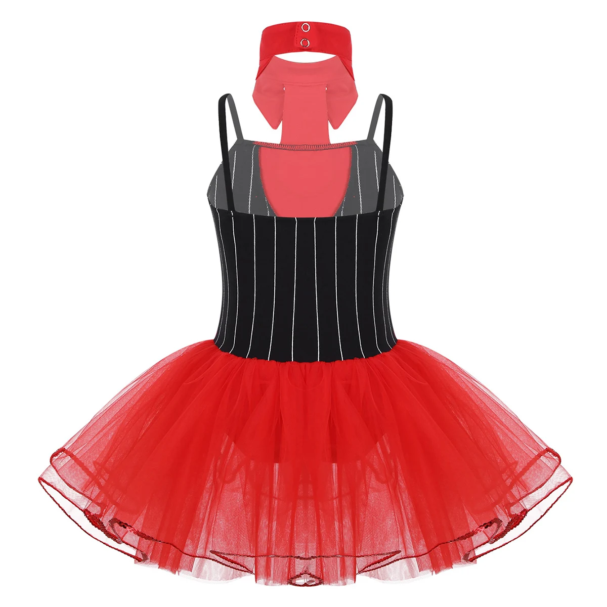 Балетное платье пачка для девочек костюм рождественских танцев полосатый лиф