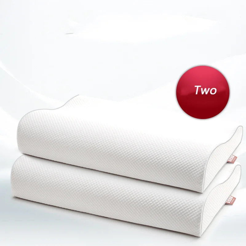 2PC 60x30x10cm Orthopedic Air Layer Fabric Memory Foam Sleeping Pillow Care Protection Cervical Relieve Pain | Дом и сад