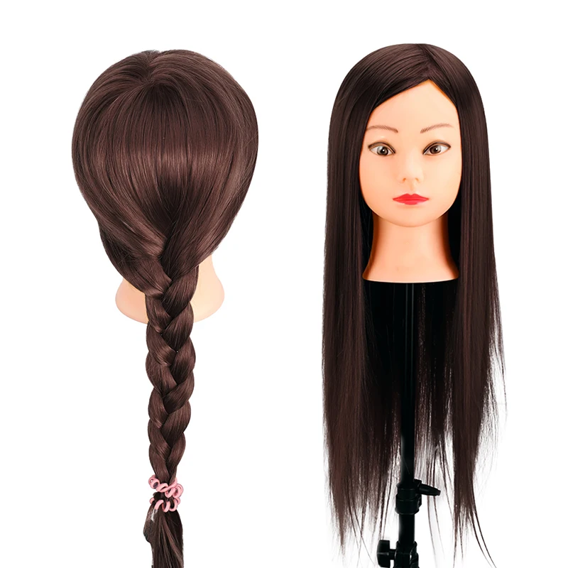 Голова куклы для причесок 65 см волоконный манекен голова женский Парикмахерская