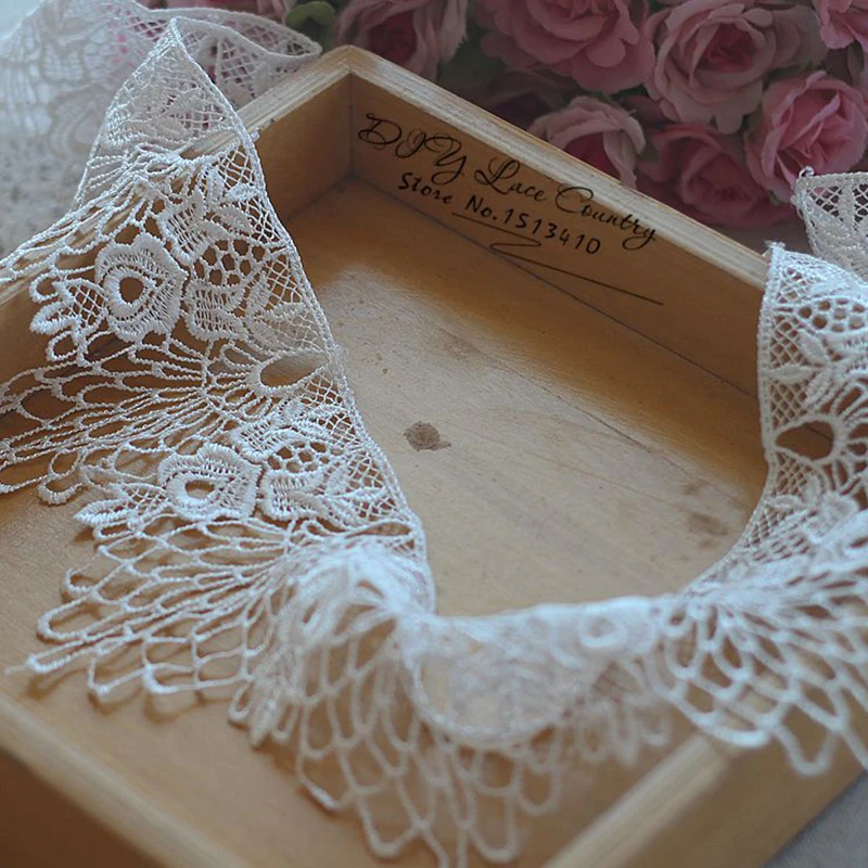 Кружевная ткань с павлином белая ярдов/партия бахромой из перьев для невесты