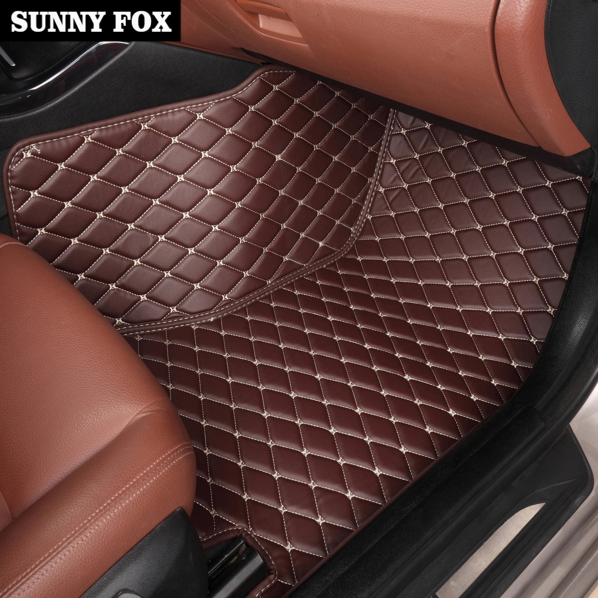 SUNNY FOX Car floor mats for Land Rover Discovery 3/4 freelander 2 Sport Range Evoque 5D car styling carpet liner | Автомобили и