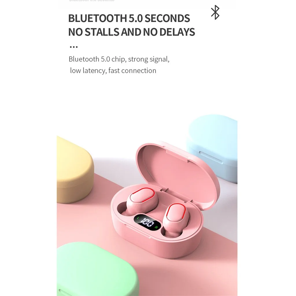 E7S HIFI стерео Музыкальная гарнитура FM-гарнитура беспроводные наушники Bluetooth
