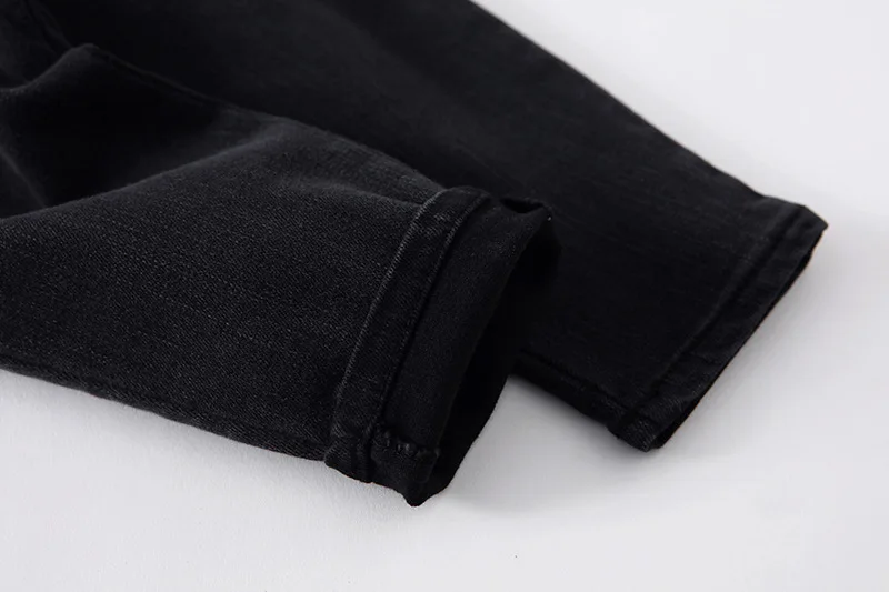 Осенние брюки для годовалых девочек новые джинсы с высокой талией штаны