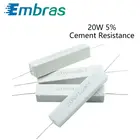 Керамическое сопротивление цемента точность 5% 20 Вт 10,10,51245810204750100 евро 1K 10K 100K 2 шт.