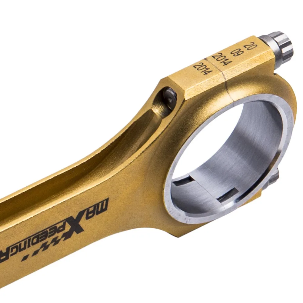 

Titanizing 4340 H Beam Connecting Rods for Volvo B230 940 90-98 engines 2.3 Genuine ARP 2000 3/8" bolts 800+HP