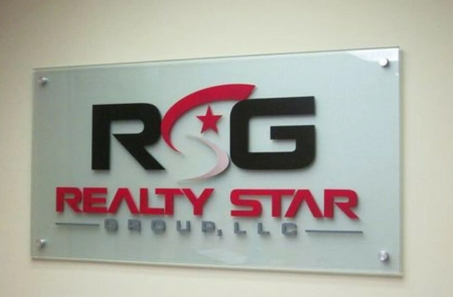 

Customized MODERN BUSINESS PLAQUE SIGN GLASS ACRYLIC OFFICE/COMMERCIAL Multiple sizes